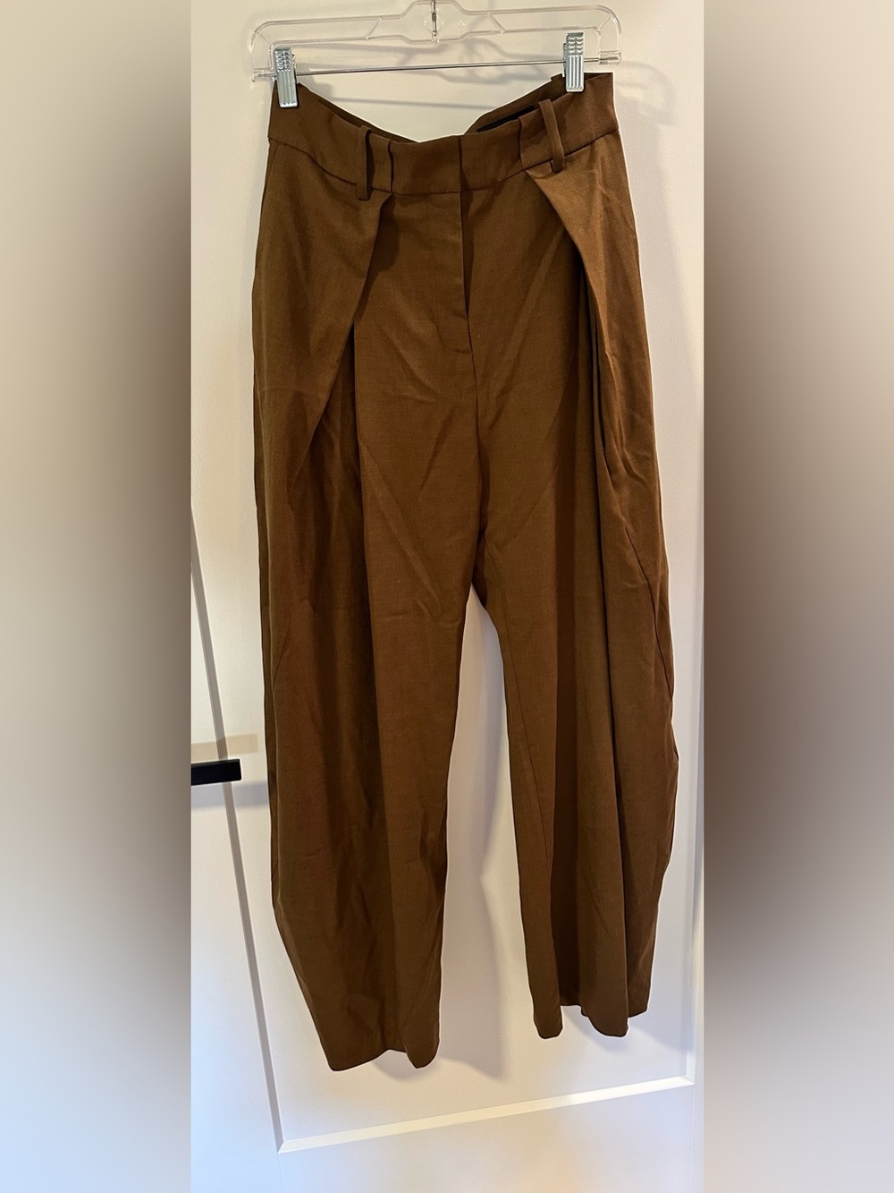 Brown Pleated Women’s Pants